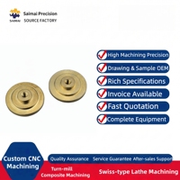 Piezas Metálicas de Alta Precisión Personalizadas para Relojes, Productos Personalizados, Herramientas de Mecanizado CNC, Servicios de Mecanizado CNC en Latón y Acero Inoxidable