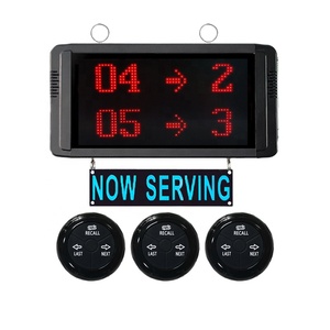 Sistema di gestione del numero di coda Wireless prendere un numero di sistema che chiama la macchina con Display a 2 cifre e pulsante di chiamata successivo - Product Image 1