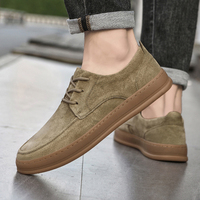 Chaussures décontractées pour hommes 2025 – Baskets en cuir tendance, respirantes, de haute qualité, avec logo personnalisé, style chunky