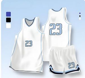 Jersey basket pria, celana pendek Kombo kinerja tinggi, pakaian olahraga, sublimasi kustom untuk klub tim - Product Image 1