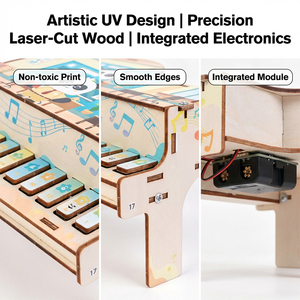 <span class=keywords><strong>Kit</strong></span> de démarrage du programme éducatif STEM : Piano électronique en bois, <span class=keywords><strong>robot</strong></span> éducatif STEM, <span class=keywords><strong>kit</strong></span> de bricolage <span class=keywords><strong>pour</strong></span> enfants - Product Image 5