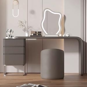 Table de maquillage télescopique de Style crème moderne Simple haut de gamme atmosphérique chambre principale miroir intelligent stockage <span class=keywords><strong>coiffeuse</strong></span> - Product Image 3