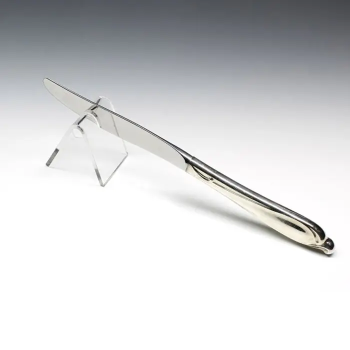 Expositor transparente para facas em colunas, porta facas em acrílico transparente alto, porta facas dobrável