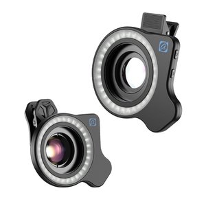 APEXEL FL26 Luce di Riempimento per Macrofotografia, Luce ad Anello Tascabile per Fotocamere e Smartphone con Obiettivo Macro da 37/52mm - Product Image 1