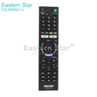 Control Remoto Universal para TV ES-RM047-3 RMT-TX300P Compatible con Modelos de TV Sony RMF-TX200U RMF-TX200B RMF-TX201U RMF-TX300U