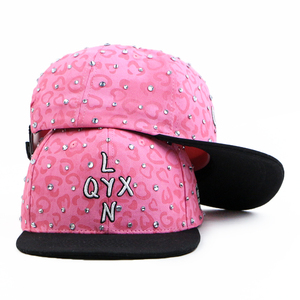 100% bông ngoài trời Snapback <span class=keywords><strong>cap</strong></span>, beo phẳng vành mũ bóng chày với thạch - Product Image 1