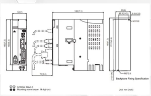 Variateur de fréquence ASD-A3-1521-E - Matériau plastique 1,5 kW Monophasé/Triphasé pour applications d'automatisation ASD-A3-1521-E ASD-A3-1521-E - Product Image 2