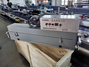 Tự Động 4 + 1 Màu Sắc Nylon Taffeta Băng Satin Polyester Vải Cotton T Áo Sơ Mi Cổ Nhãn Quay Máy In - Product Image 6