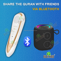 Ramadan pena Gouden mewah kelas atas kotak logam Koran Lezer elektronik pintar Pengambil dan bahasa pena Al Quran Digital untuk Amerika Serikat
