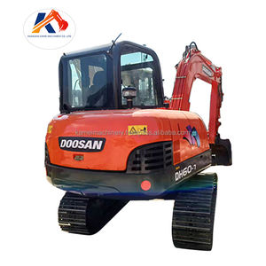 Doosan รถขุดยางขนาดเล็ก DH60-7เกาหลีรถตักตีนตะขาบมือสองสภาพดี DH55 DH35 - Product Image 1