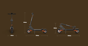 Patinete Eléctrico Plegable KuKirin G2 Max, Pantalla a Color, Asiento Desmontable, Frenos de Disco Dobles, Neumáticos, para Campus y Ocio - Product Image 6