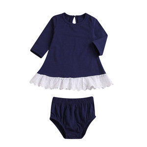 Kids Clothing Sets Baby Bodysuit Girls Birthday Suits With <b>White</b> <b>Lace</b> and Underwear of China - Product Image 1