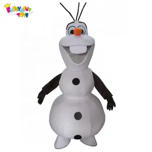 Prazer CE adultos boneco de neve olaf cartoon mascote para venda