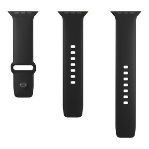 Correa Deportiva ICON para Apple Watch en Negro con Diseño de Dibujos Animados Rojos, para tamaños de 38mm, 42mm, 44mm y 49mm, PUICNAW44BLK - Product Image 1