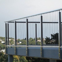 Rampe à câbles verticale en acier inoxydable antirouille personnalisable, résistante à l'eau, installation DIY, design moderne pour escalier et balcon