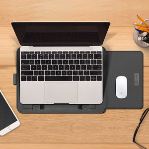 Funda Multifuncional Ligera <span class=keywords><strong>para</strong></span> Portátil, Funda de Cuero PU Premium <span class=keywords><strong>para</strong></span> Portátil Delgado de 13/14 <span class=keywords><strong>Pulgadas</strong></span> 13.6' 2022 - Product Image 5