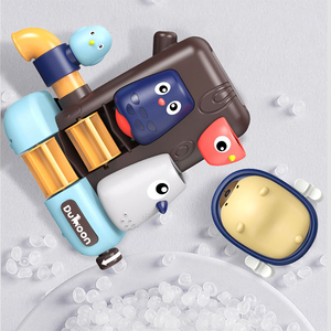 ITTL Stem bagno casa sull'albero doccia animale vasca da bagno giocattolo forniture per il bagnetto del bambino doccia con tazza impilabile per bambini - Product Image 4