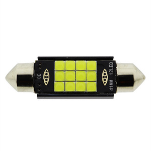 Ampoule LED Festoon 12V 41mm blanche pour éclairage intérieur de voiture, C5W C10W, pour plaque d'immatriculation, lecture, lampe de cabine - Product Image 3
