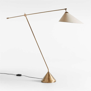 Lampe sur pied AvantMetal LED, design articulé réglable, pour salon, bureau, usage domestique - Product Image 1
