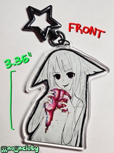Expositor <span class=keywords><strong>de</strong></span> Acrílico OEM/ODM Saya No Uta, Acrílico Grande <span class=keywords><strong>de</strong></span> Doble Cara, Visual Novel Eroge Denpa Girl - Product Image 2