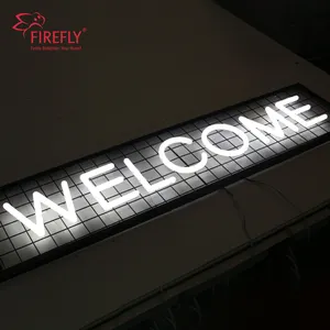 Nuovo arrivo luce al Neon Led di 360 gradi illuminata lettera lettera al Neon segno di luce per il negozio