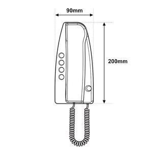 Bticino Audio - Videoportero con Cable 334202, Fácil Instalación, Plástico - Product Image 4