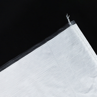 Sac tissé en plastique avec couche de film intérieure, capacité de 25 kg, résistant à l'humidité, pour l'emballage de poudre biodégradable, logistique