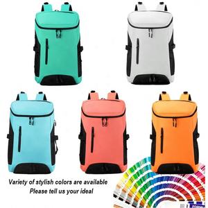 Mochila de nailon ligera al por mayor, logotipo personalizado, cremallera impermeable de gran capacidad, estilo moderno, duradero, geométrico para exteriores - Product Image 2