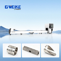Machine de découpe laser à fibre Gweike T2 1500W à 3000W à double mandrin auto-centrant pour acier inoxydable et acier au carbone