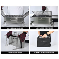 Service ODM - Grille de camping pliable en acier inoxydable au charbon de bois - Fournisseur