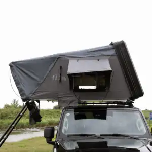 Remaco Hard Shell Base in alluminio e Shell auto tenda sul tetto 4 persone Open Sky Side Open SUV tenda sul tetto per campeggio all'aperto