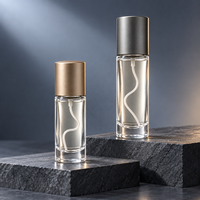Flacon pulvérisateur de parfum en verre transparent rechargeable 10ml 20ml, atomiseur de voyage à brume fine, échantillon de parfum, emballage vide
