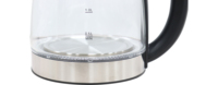 Nouvelle Arrivée Bouilloire Électrique Sans Fil en Verre Borosilicate Transparent Haute Qualité, Maintien au Chaud, Arrêt Automatique, Rotation à 360°, Pour la Maison et la Cuisine