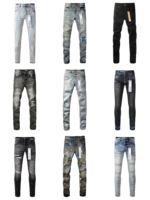 Jean décontracté coupe bootcut ample pour homme 2025, délavage moyen, taille mi-haute, en denim extensible de haute qualité, idéal pour les affaires et le quotidien, très tendance