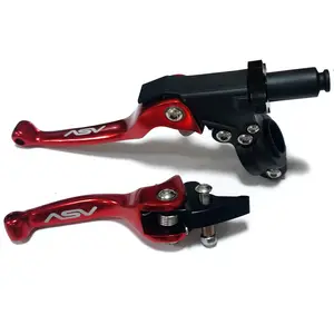 Motorcycle Aluminum Handle Grips ASV Brake Clutch Levers for ATV Dirt Bike