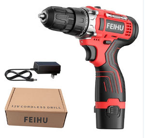 FEIHU <b>12V</b> Keyless Cordless Power Drill Home Repair and Installation Screw Drivers Factory Wholesale with OEM Support Service - Product Image 1