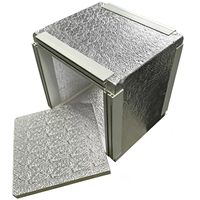 Feuille d'aluminium rectangulaire laminée double face |   Utilisation en milieu hospitalier et scolaire, bonne adhérence pour les panneaux composites d'isolation