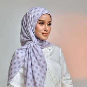 Venta caliente Tudung Premium algodón gasa estampado árabe islámico musulmán para mujer Foulards bufandas y chales Hijabs mujeres musulmanas - Product Image 5