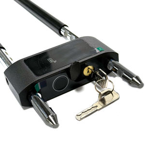 U-образный стеклянный дверной замок с отпечатками пальцев умный биометрический цифровой кодовый U-образный замок - Product Image 3