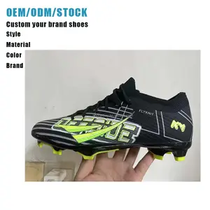 Sepatu sepak bola kustom sepatu sepak bola dalam ruangan IC sepatu Futsal untuk pria sepatu sepak bola Zapatos de Futbol