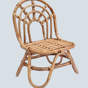 Kids <b>Chairs</b> Handmade Wholesale Rattan <b>Chair</b> Customizable Living Room <b>Bedroom</b> Furniture Leisure for Indoor Outdoor Sizes Color - Product Image 1