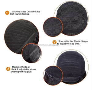 วิกผมบ๊อบสั้นราคาถูก วิกผมแท้ 12 นิ้ว วิกผมบ๊อบแบบมิงค์บราซิล  วิกผมบ๊อบแบบไม่มีเชือกผูกด้านหน้า วิกผมลูกไม้ 5*5 สำหรับผู้หญิงผิวสี - Product Image 5