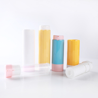 Flacon pulvérisateur sans air à pompe en plastique givré cosmétique remplaçable de 30ml 50ml 100ml