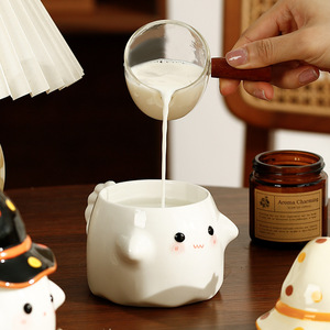 Taza de fantasma de dibujos animados de 350ml, Taza de cerámica creativa divertida para fiesta mágica, taza de agua de regalo para <span class=keywords><strong>Halloween</strong></span> - Product Image 6