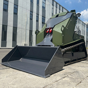 Peralatan earthmoving berkualitas tinggi Omitech, pemuat steer roda kecil selip, pengiriman gratis untuk pelanggan Eropa dan Amerika. - Product Image 1