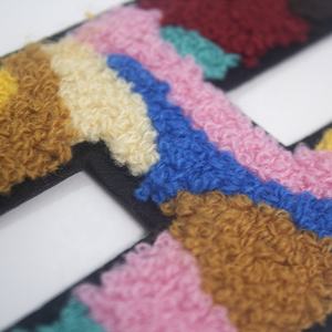 Parches y insignias <span class=keywords><strong>de</strong></span> chenilla bordadas con números <span class=keywords><strong>de</strong></span> colores, para ropa, baratos - Product Image 4