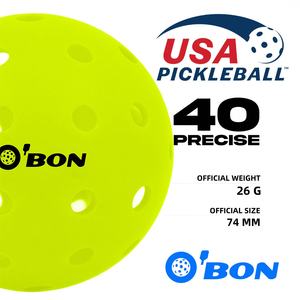40 balles de <span class=keywords><strong>pickleball</strong></span> rapides pour l'extérieur, approuvées par l'USAPA, avec rotation à 40 trous et conception sans couture pour une durabilité supérieure - Product Image 5