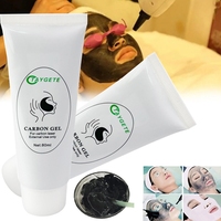 Masque facial crème noire 80g pour la régénération de la peau, soin du visage, nettoyage en profondeur, gel au carbone actif pour laser au carbone