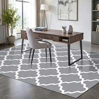 Tapis scandinave pour chambre d'enfant, lavable en machine, en polyester à poils ras, antidérapant, pour chambre de bébé et salle de jeux, impression personnalisée, fabriqué à la machine, adapté aux animaux domestiques