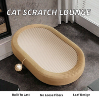 Zenidoo Ensemble Griffoir et Chaise Longue pour Chat - Poteau à griffer en sisal rigide, durable et qui ne perd pas ses fibres